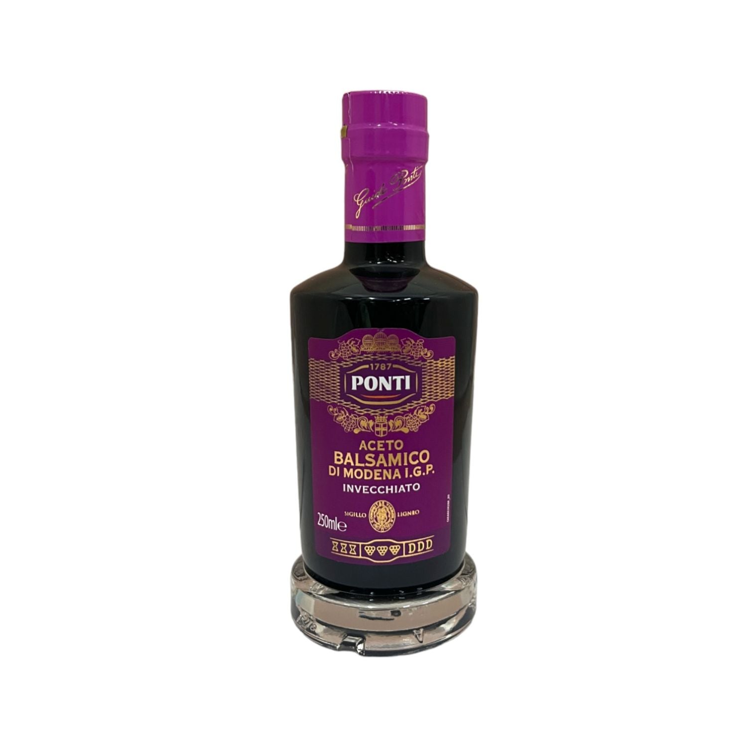 Vinegar | Aceto Balsamico Di Modenai - Rich And Creamy - Gluten Free - Ponti - 250ml