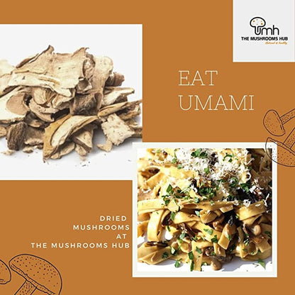 Porcini Mushroom | Dried - Natural - Indian - No Added Preservatives &amp;amp; Chemical Free - The Mushroom Hub - 50gm