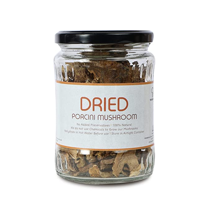 Porcini Mushroom | Dried - Natural - Indian - No Added Preservatives & Chemical Free - The Mushroom Hub - 50gm