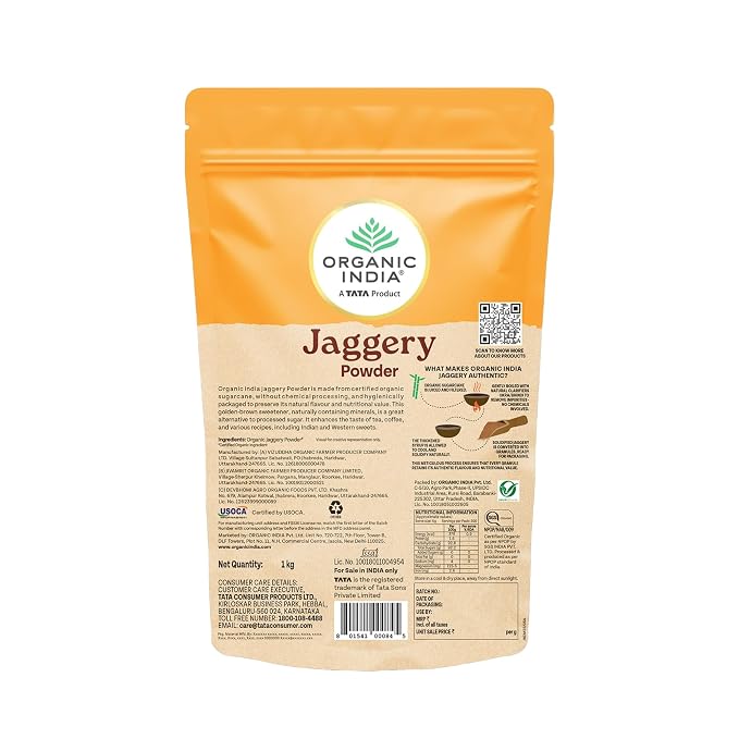 Jaggery Powder -Helps Reduce acidity - Free Pesticides and chemical Additives-No Preservatives- 500gm