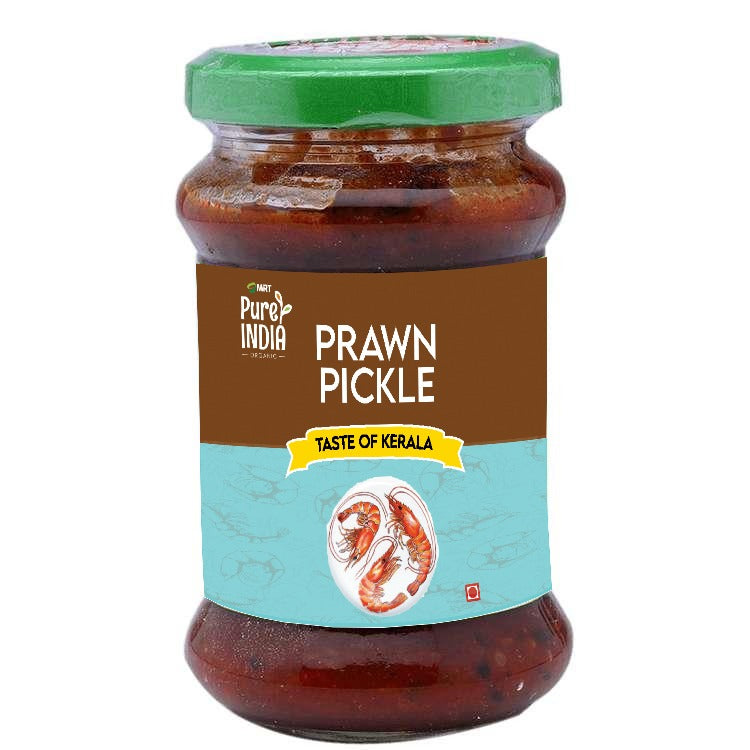 Prawn Pickle | Taste Of Kerala - High In Protein - Mrt Organic - 150gm