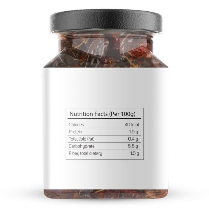 Premium Kashmiri Chilli Whole - Vegan &amp; Gluten Free - Looms And Weaves – 50gm