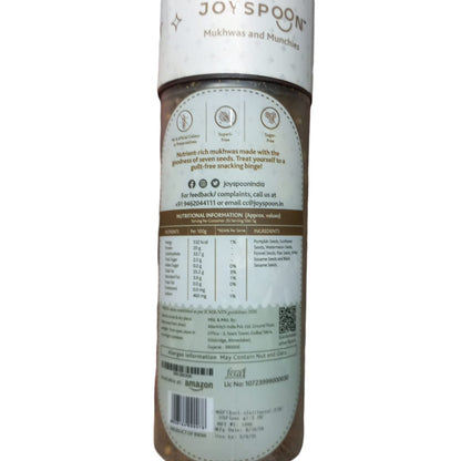 Mouth Freshener | Premium (Seven Seeds) - No Supari, No Preservatives &amp;amp; No Artificial Flavour - Joyspoon - 100gm