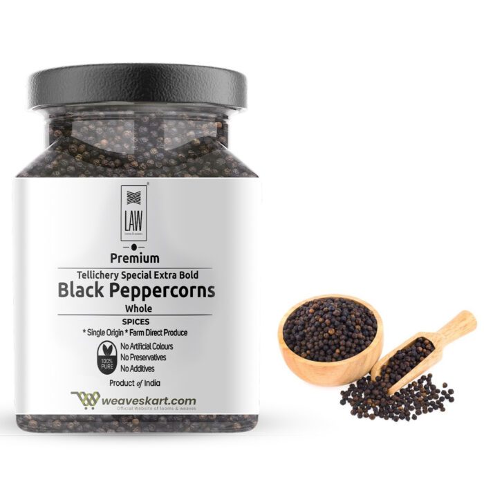 Pepper | Whole Black Pepper – Tellicherry Garbled Special Extra
