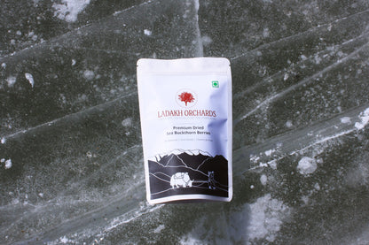 Sea Buckthorn Berries | Premium Dried Sea Buckthorn Berries - From The Foothills Of The Himalayas - Sun Dried - All Natural &amp; Chemical Free - Ladakh Orchards - 250gm
