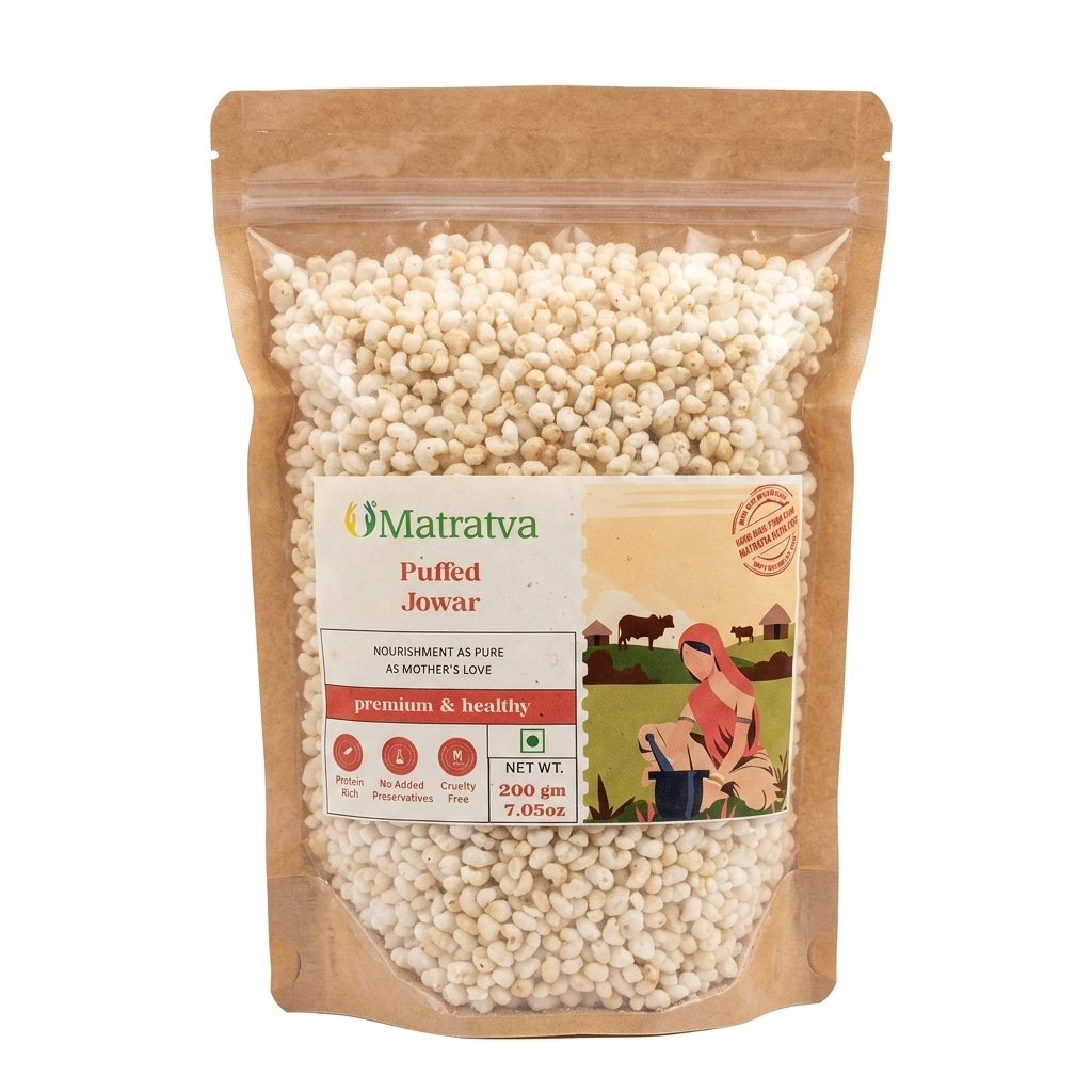 Puffed Bajra |  No Added Colour, Sugar &amp; Preservatives – Matratva – 200gm