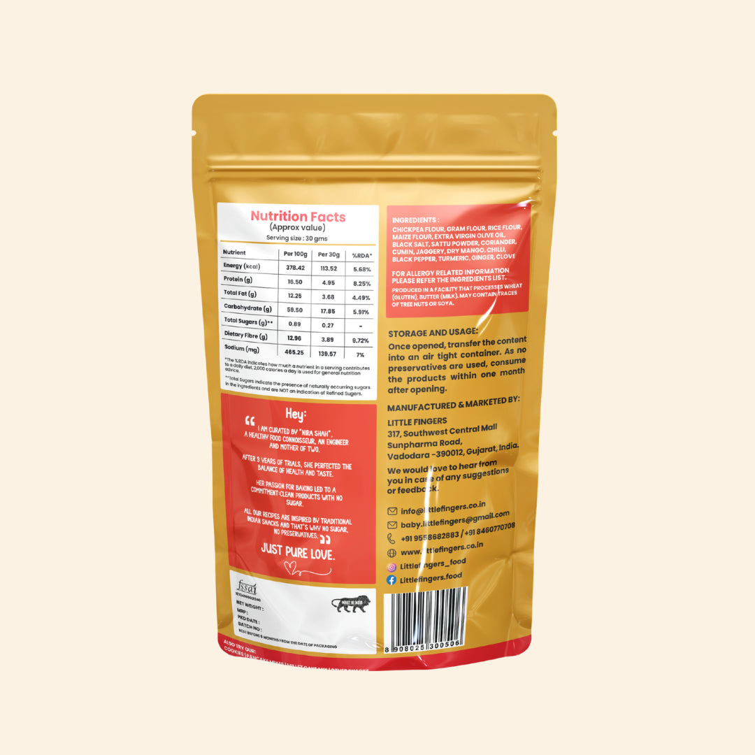 Puffs | Chickpea Sticks Puffs (Chickpea &amp; Rice Based)-Magic Masala-Gluten Free -Roasted Using Olive Oil – Gluten Free-  No Added Preservatives ,No Palm Oil, Refined Sugar –Little Fingers– 100gm