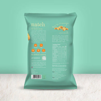 Puffs | Chickpea Puffs (Vegan Cheddar) – All Natural , Plant Based – Vegan, Gluten Free, Trans Fat Free, Non GMO &amp; No Added Artificial Flavor – natch – 65gm