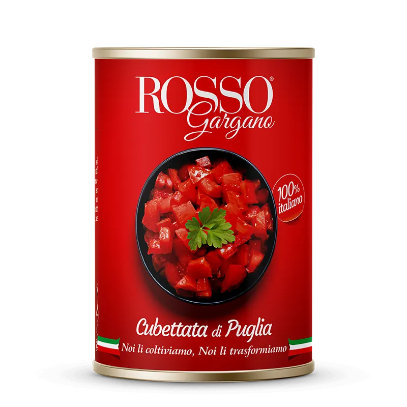 Tomato Puree | Puglia cubes - 100% Italian - No Flavor &amp; No Added Preservatives - Rosso Gargano - 290gm