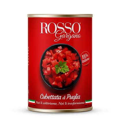 Tomato Puree | Puglia cubes - 100% Italian - No Flavor &amp; No Added Preservatives - Rosso Gargano - 290gm