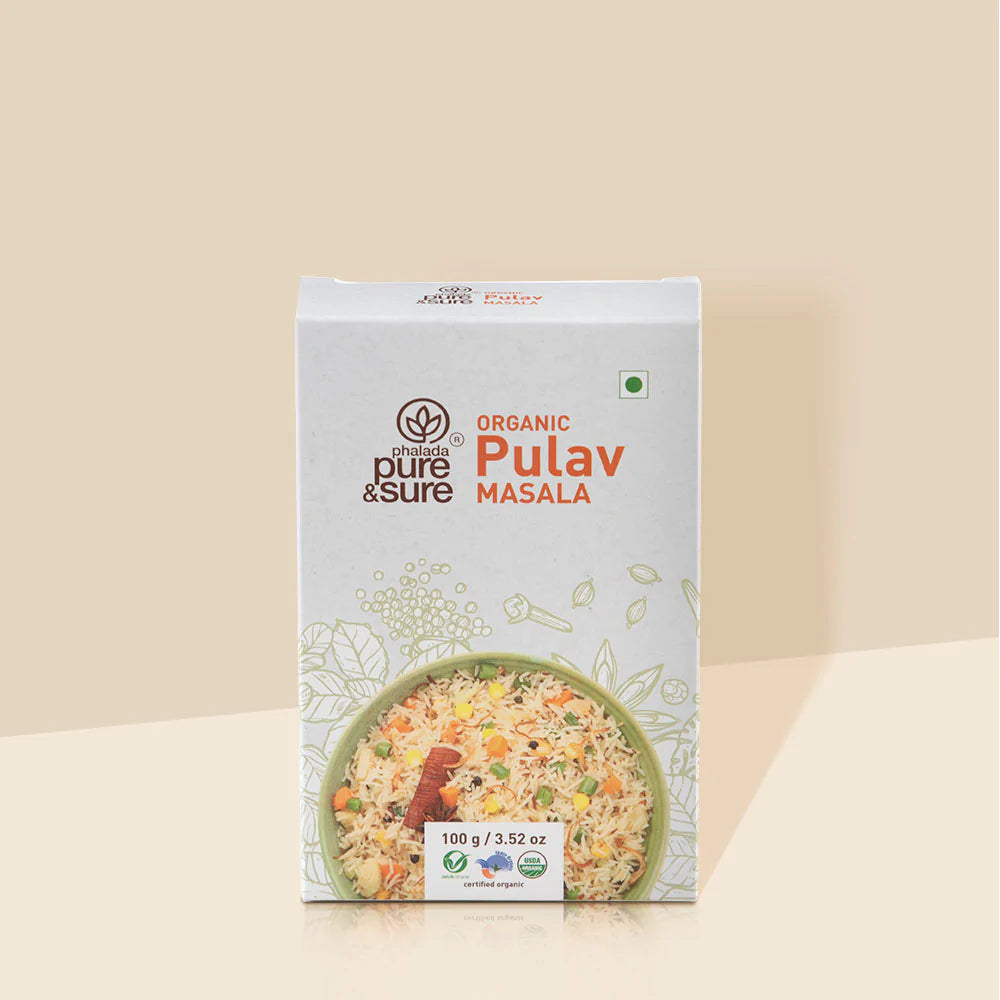 Pulav masala - Organic - Indian - Pure and Sure - 100gm