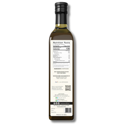 Pumpkin Seed Oil | Virgin Cold Pressed - For Cooking, Baking &amp; Smoothies - HESTHETIC - 100ml