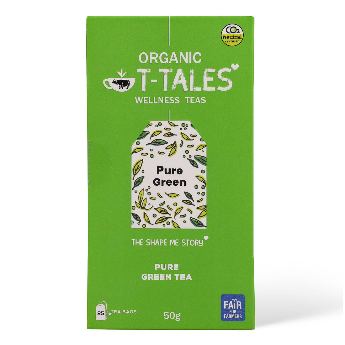 Tea | Pure Green Tea - Organic - Single Estate Teas - T-Tales - 25 Tea Bag