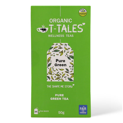Tea | Pure Green Tea - Organic - Single Estate Teas - T-Tales - 25 Tea Bag