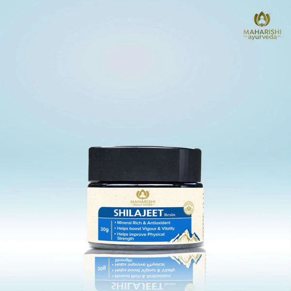 Shilajeet  | Pure Shilajeet Resin - Mineral Rich Vitality Booster - Helps Enhance Stamina &amp; Endurance - Maharishi Ayurveda - 30gm