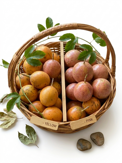 Fruit  | Purple Passion Fruit  &amp;  Yellow Passion Fruit (Kerala) Combo –Organically Grown Antioxidant-Rich -1000gm