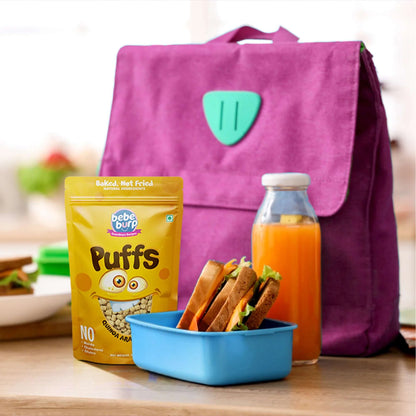 Puffs | Quinoa Puffs for Baby - Arabic Herbs – Gluten Free, Cholesterol Free, No Added Preservatives &amp;amp; No Trans Fat – Bebe Burp – 35gm