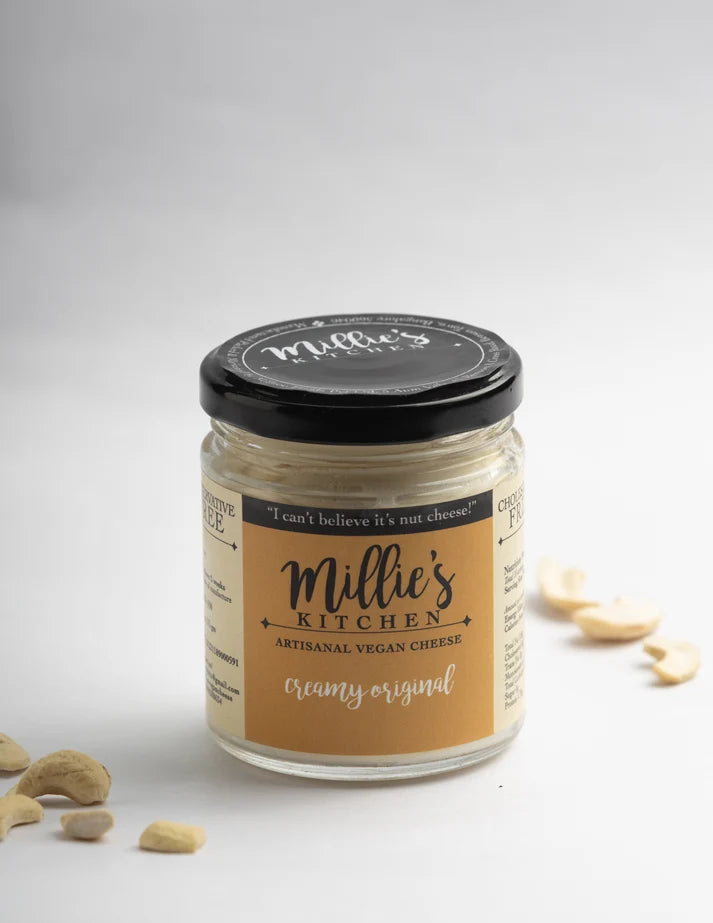 Cheese Spread (Creamy Original) -Artisanal, Plant Based -Dairy Free-No preservatives– Millie’s Kitchen – 175gm