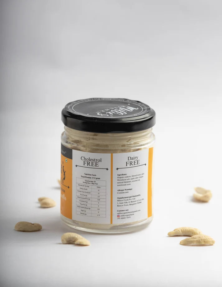 Cheese Spread | Fresh Mozzarella - Artisanal, Plant Based -Dairy Free-No preservatives– Millie’s Kitchen – 175gm