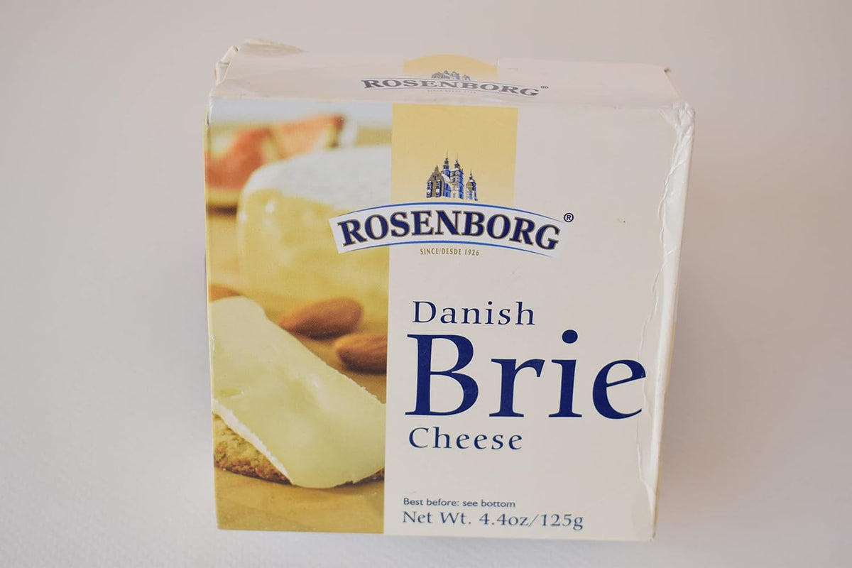 Cheese| Danish Brie Cheese - Denmark - No Added Preservatives &amp; No Added Flavours - ROSENBORG - 125gm