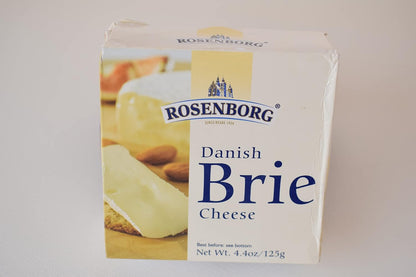 Cheese| Danish Brie Cheese - Denmark - No Added Preservatives &amp; No Added Flavours - ROSENBORG - 125gm
