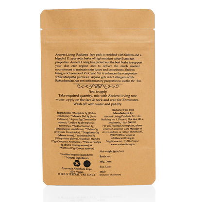Radiance Face Pack – Ancient Living – 40gm