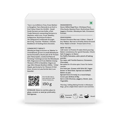 Ragi Pancake Mix – Taru Naturals – 150gm