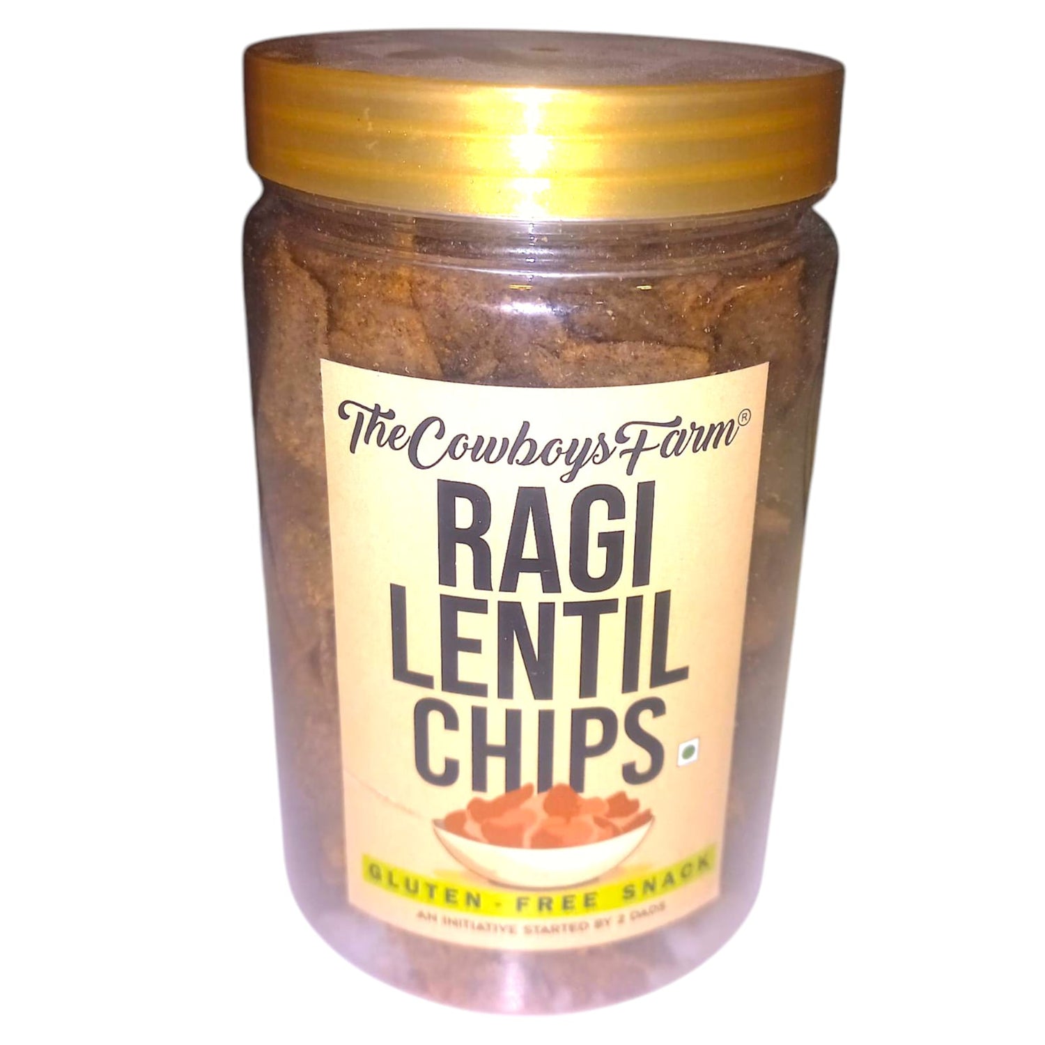 Chips | Ragi Lentil Chips – Gluten Free, No Palm Oil, No Additives &amp; No Added Preservatives – The Cowboys Farm – 160gm
