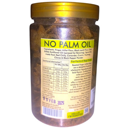 Chips | Ragi Lentil Chips – Gluten Free, No Palm Oil, No Additives &amp; No Added Preservatives – The Cowboys Farm – 160gm