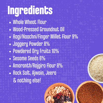 Ragi &amp; Sesame Teething Sticks – Vegan, No Added Refined Sugar, No Maida &amp; No Soda – Early Foods – 150gm