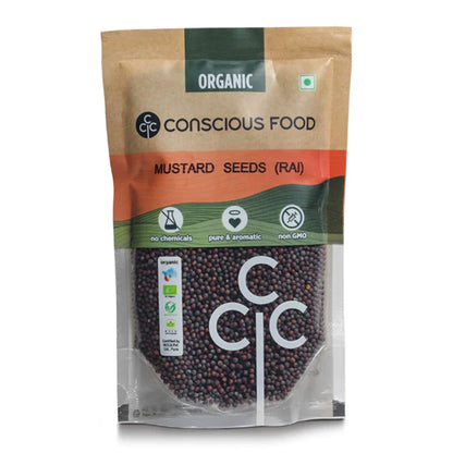 Mustard Seeds Rai - Conscious Food - 100gm