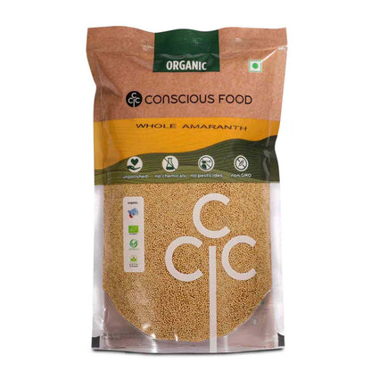 Amaranth | Whole Amaranth (Rajgira) - Conscious Food - 500gm
