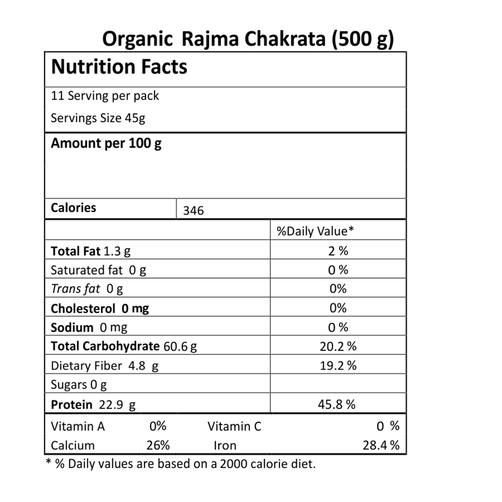 Rajma Chitra (White) - Just Organik - 500gm