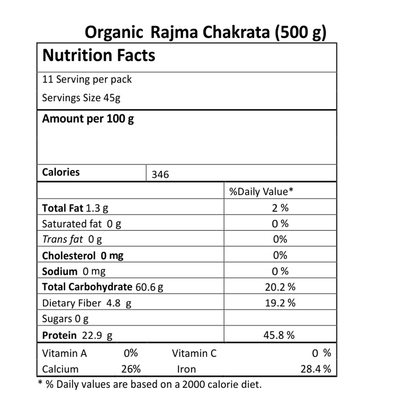 Rajma Chitra (White) - Just Organik - 500gm