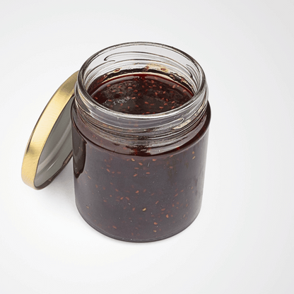 Raspberries Compote - Fresh - Vegan, Gluten Free &amp;amp; Refined Sugar Free - Made with Organic Ingredients - 160gm
