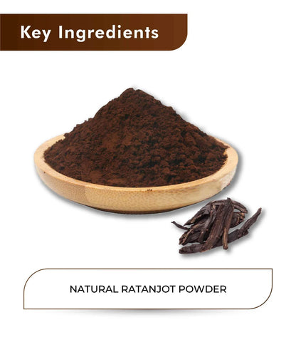 Ratanjot Powder (Alkanna Tinctoria) - 100% Natural &amp; Pure Alkanet Root - Hair Growth &amp; Skin Care- H&amp;C - 100gm