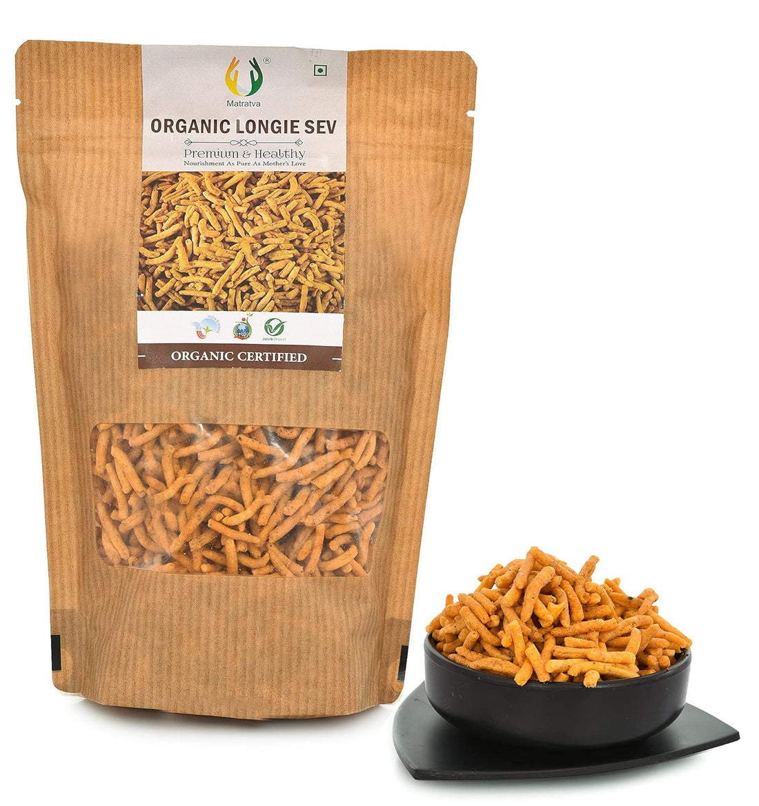 Longie Sev | Organic – No Colour, No Soda & Preservatives Free – Matratva – 250gm