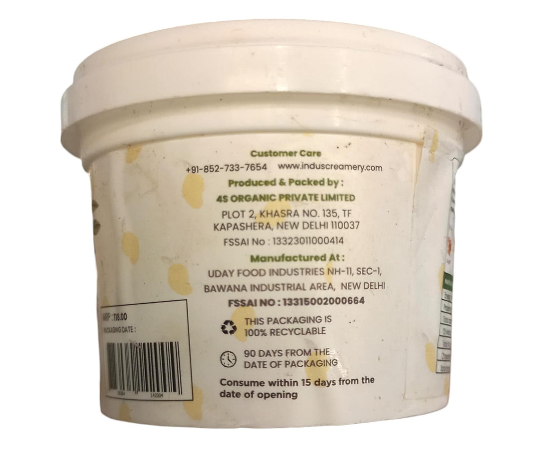 Ice Cream | Ratnagiri Mango – Hand Crafted Ice Cream – 100% Natural – No Added Preservatives, No Oil Fat & No Stabilisers – INDUS CREAMERY – 100ml