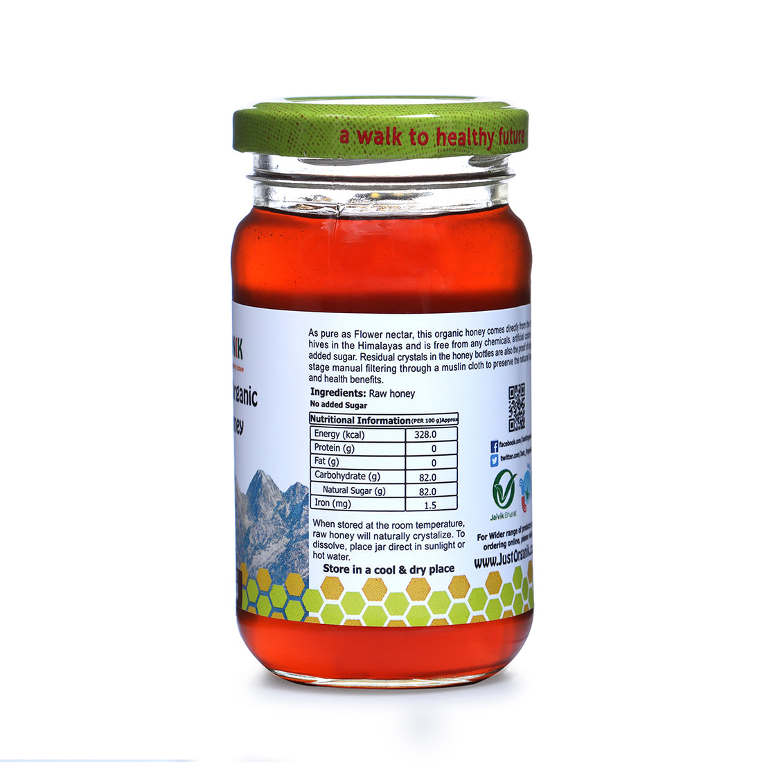Raw Honey - Just Organik - 250gm