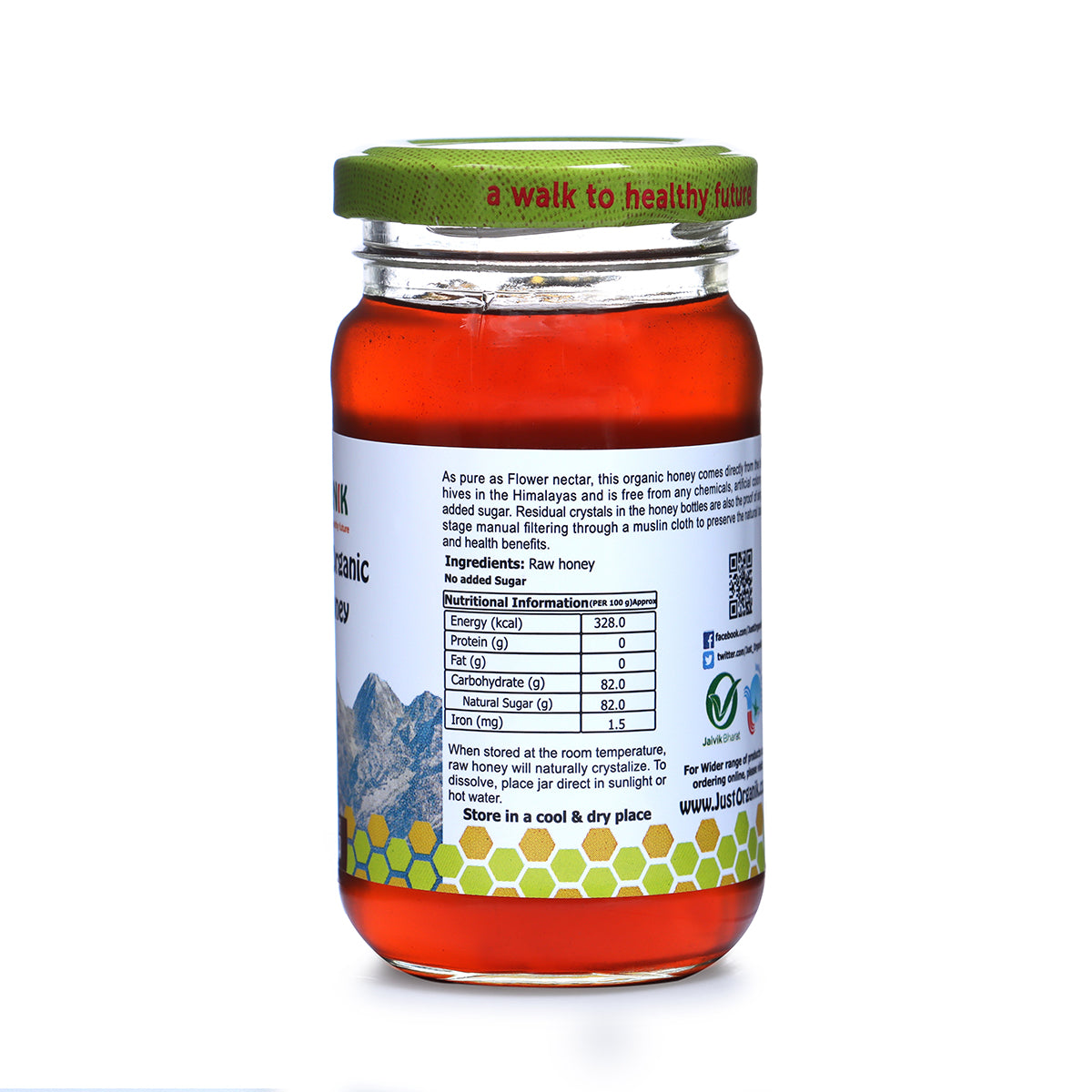 Raw Honey - Just Organik - 250gm