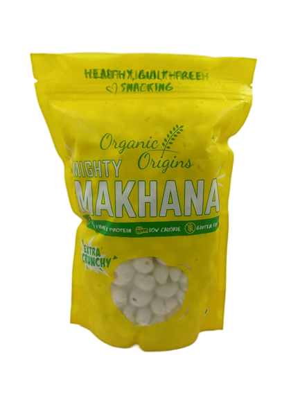 Raw Makhana – Gluten Free, High Protein, High Fibre &amp;amp; Low Calorie - Organic Origins – 100