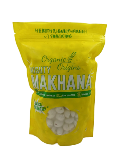 Raw Makhana – Gluten Free, High Protein, High Fibre &amp;amp; Low Calorie - Organic Origins – 100