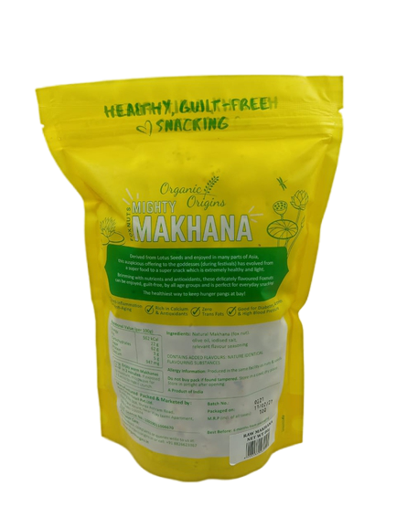 Raw Makhana – Gluten Free, High Protein, High Fibre &amp;amp; Low Calorie - Organic Origins – 100