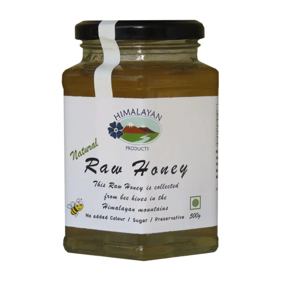 Honey | Raw Honey (Liquid) - Kashmir Valley - Natural - No Added Sugar, Colour & No Added Preservatives - Himalayan - 500gm