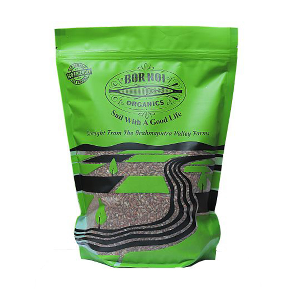 Rice | Red - Straight From The Brahmaputra Valley Farms (Bao) - The Medicinal Rice From Assam - USDA Organic - BOR-NOI ORGANICS - 1000gm