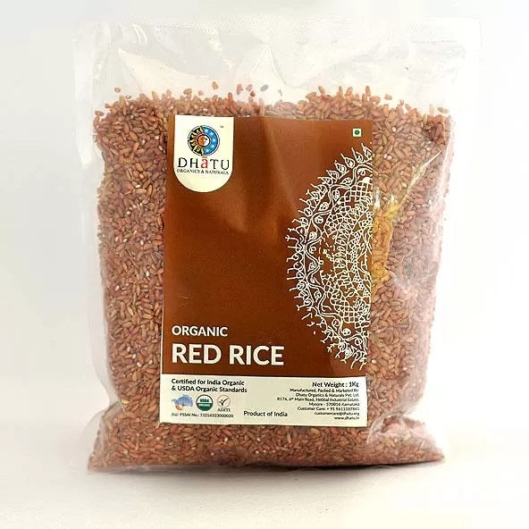 Rice | Red Rice – Dhatu Organic – 1000gm