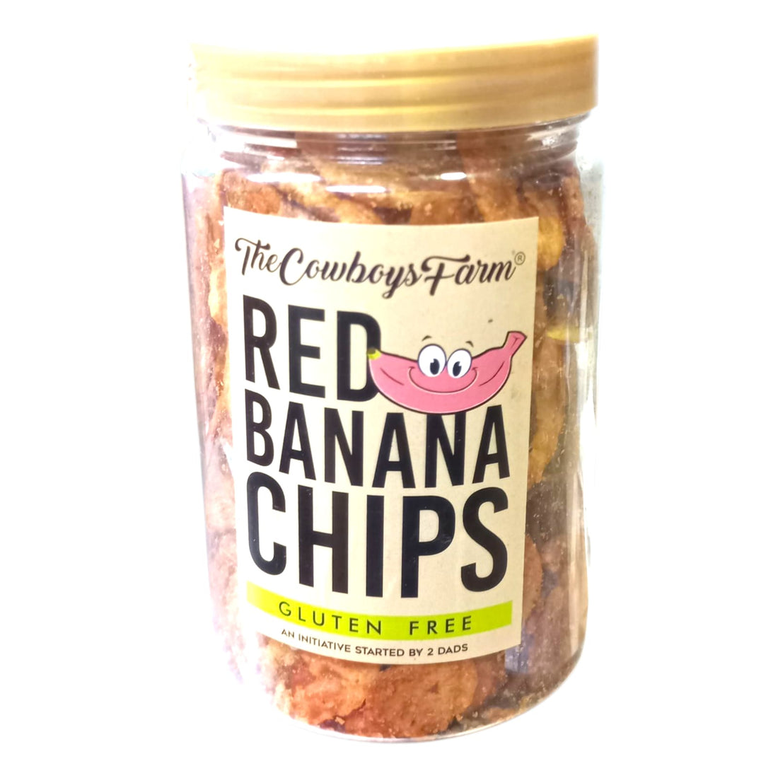Banana Chips | Red Banana Chips - Gluten Free, No Onion, No Garlic & No Added Preservatives - The Cow Boys Farm – 160gm