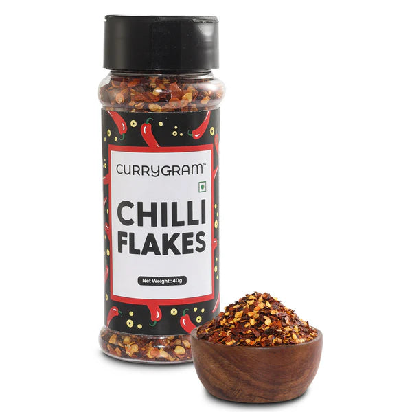 Chilli Flakes | Red - Natural - No Preservatives - Conscious Food - 40gm