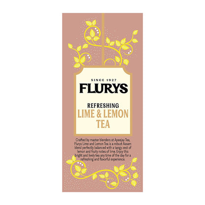 Tea | Refreshing Lime &amp; Lemon Tea - Flurys - 25 Tea Bag