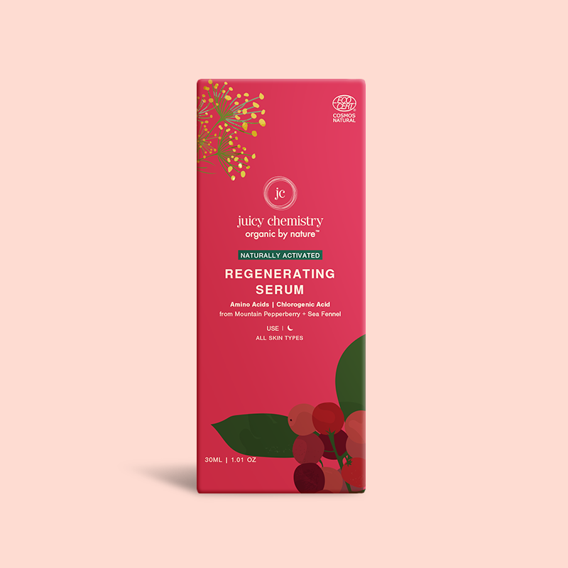 Regenerating Serum – Cruelty Free &amp;amp; Vegan - Juicy Chemistry – 10ml